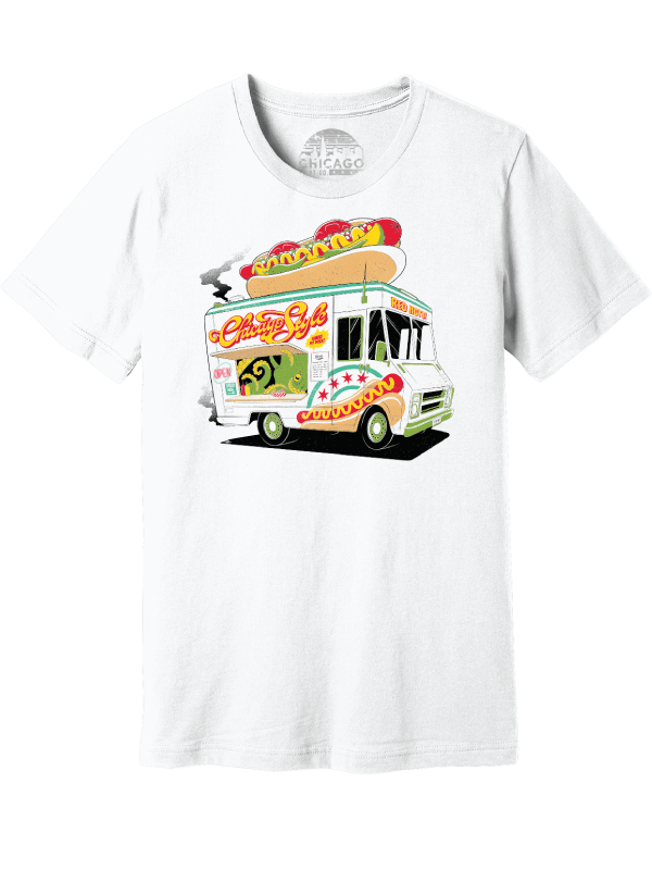 August '23 - Chicago Style Hotdog Food Truck T-Shirt