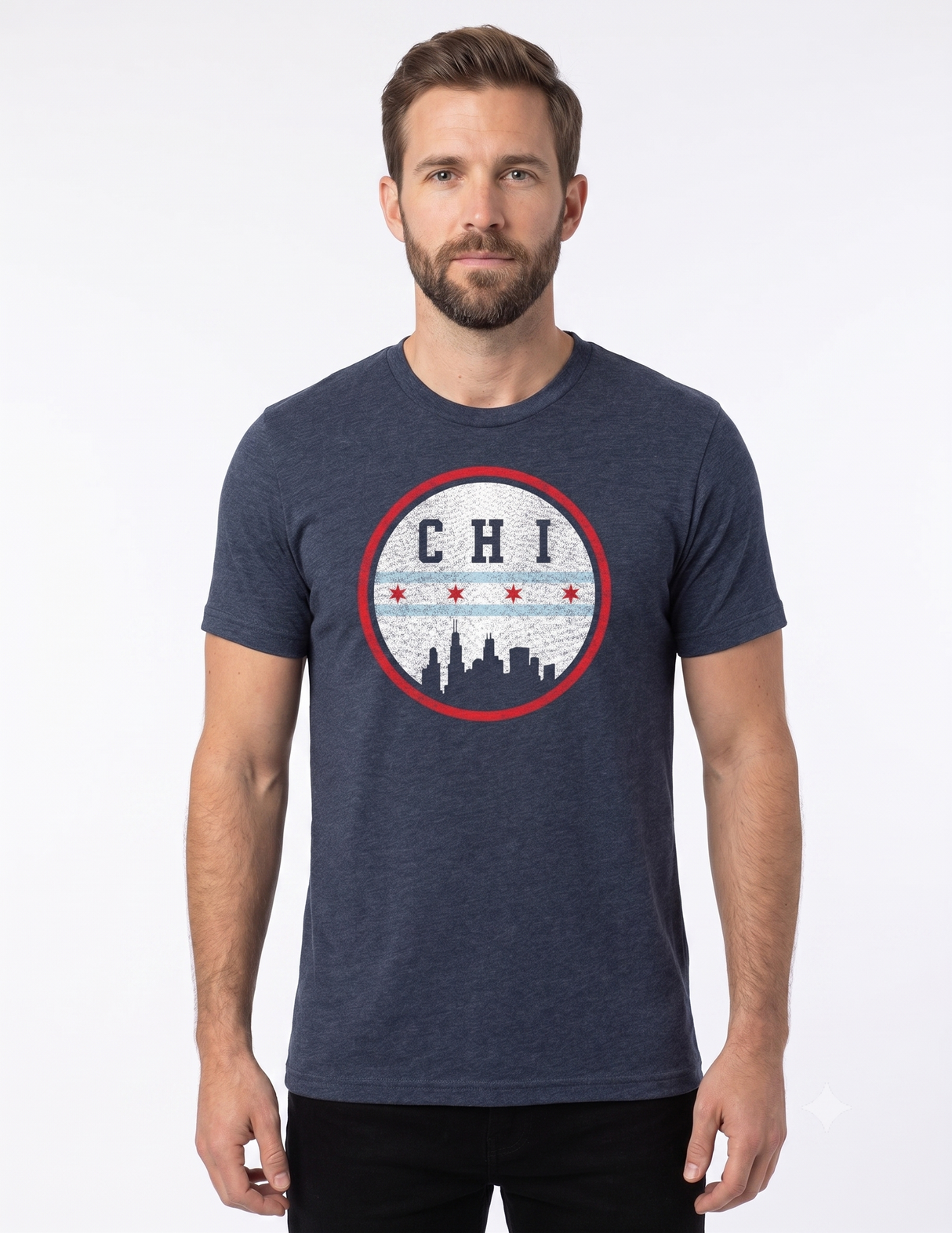 July 26' CHI Skyline Badge T-Shirt