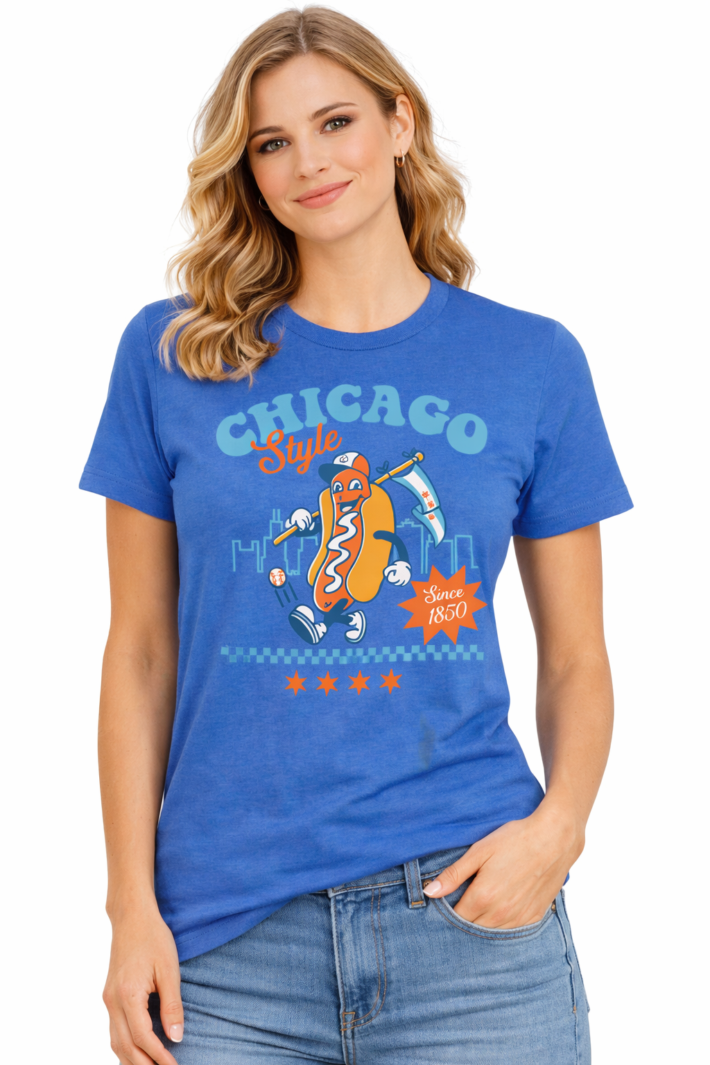 May '24 - Chicago Style Baseball & Hot Dogs T-Shirt