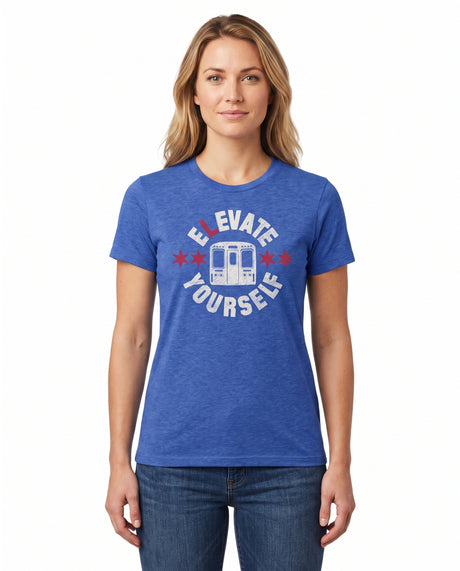 August 26' Elevate Yourself Chicago ‘L’ Train T-Shirt