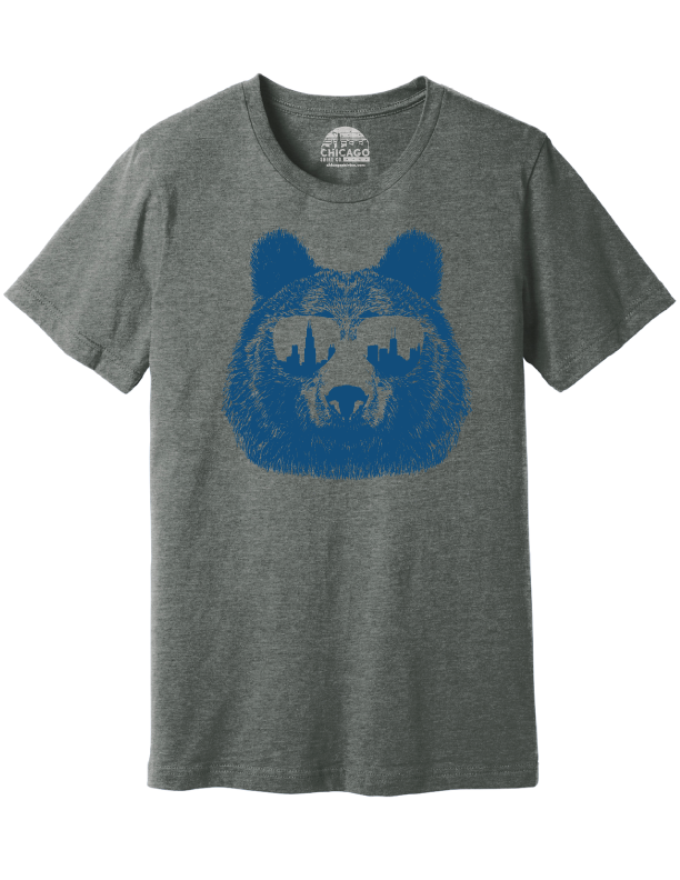 Chicago Bear Ditka Shades T-Shirt - Grey
