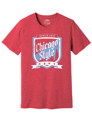 February '26 - Chicago Style Vintage Shield T-Shirt