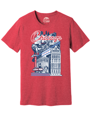 July '25 - Chicago City Collage T-Shirt