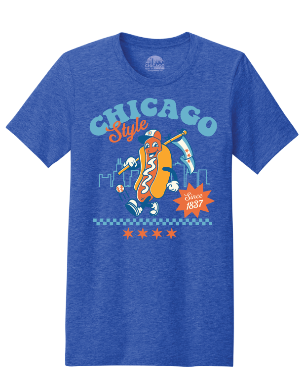 May '24 - Chicago Style Baseball & Hot Dogs T-Shirt