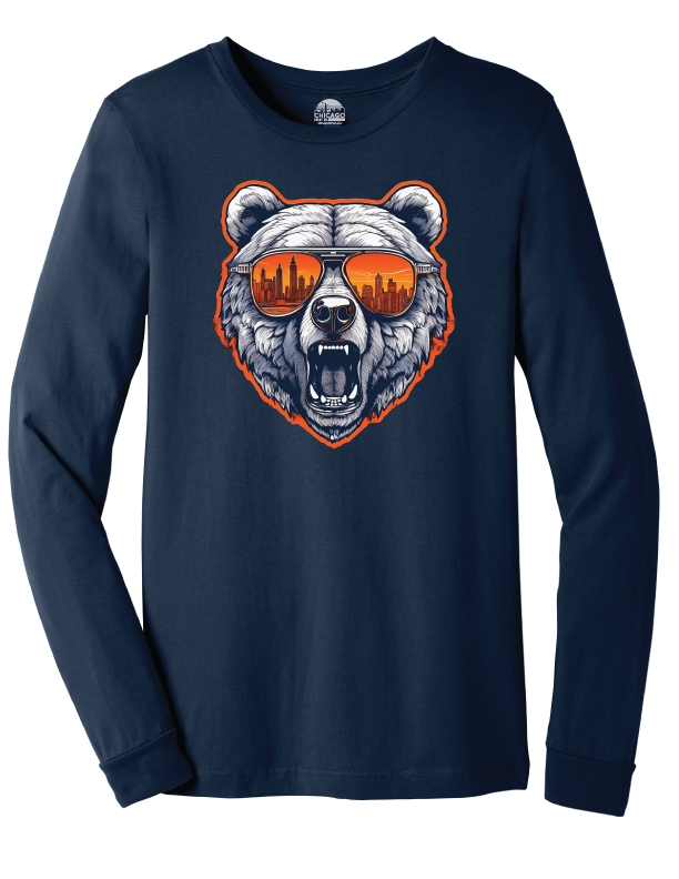Chicago Bear Ditka Shades 2.0  Long Sleeve T-Shirt