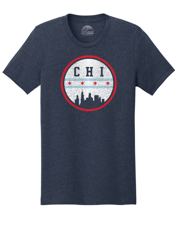 July 26' CHI Skyline Badge T-Shirt