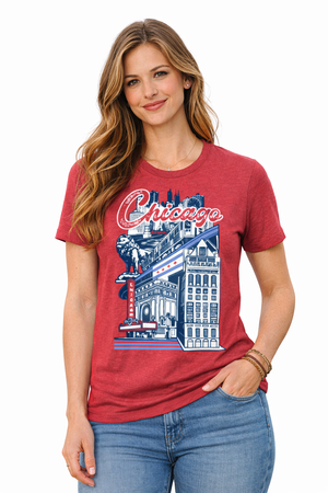 July '25 - Chicago City Collage T-Shirt