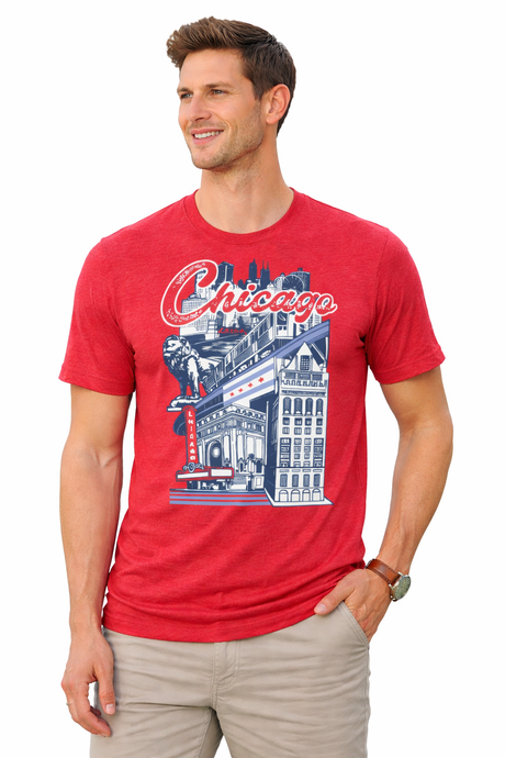 July '25 - Chicago City Collage T-Shirt