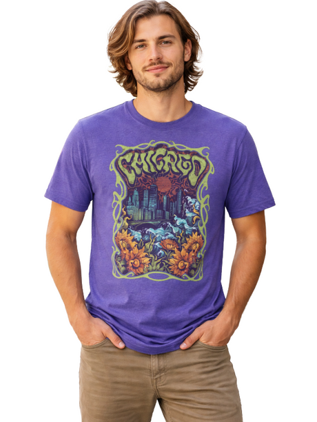 November '25 - Chicago Psychedelic Skyline T-Shirt