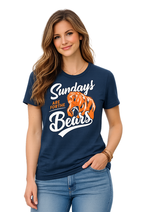 September '25 - Chicago Sundays Are For The Bears T-Shirt