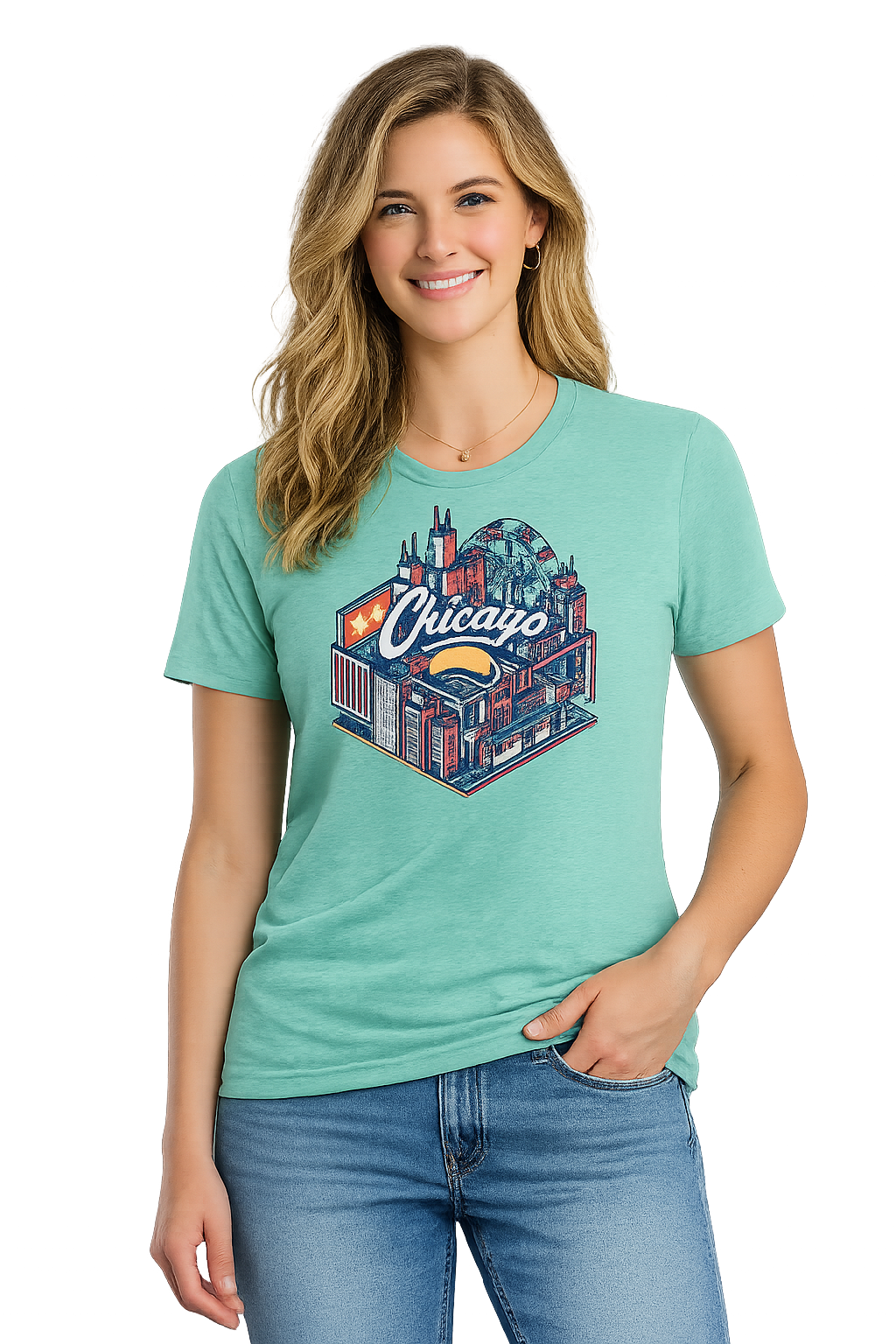 April '26 - Chicago Skyline Block T-Shirt