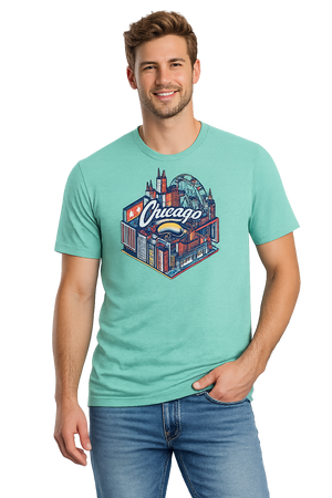 April '26 - Chicago Skyline Block T-Shirt