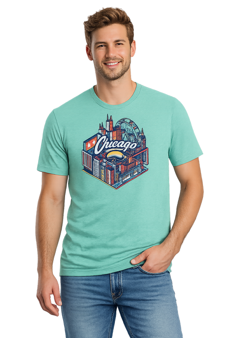 April '26 - Chicago Skyline Block T-Shirt