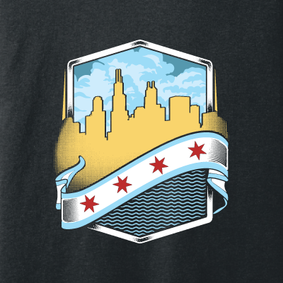 February '25 - Chicago Merit Badge T-Shirt
