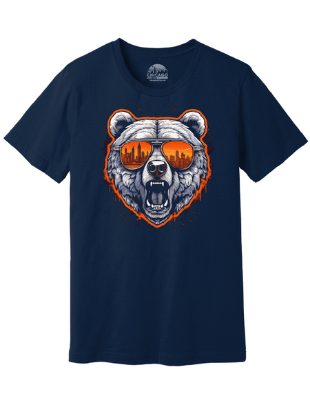 【23.65】22SS★ CIRCLE BEAR HALF T-SHIRT Men's Champion Heather Gray Cal Bears Arched Logo T-Shirt