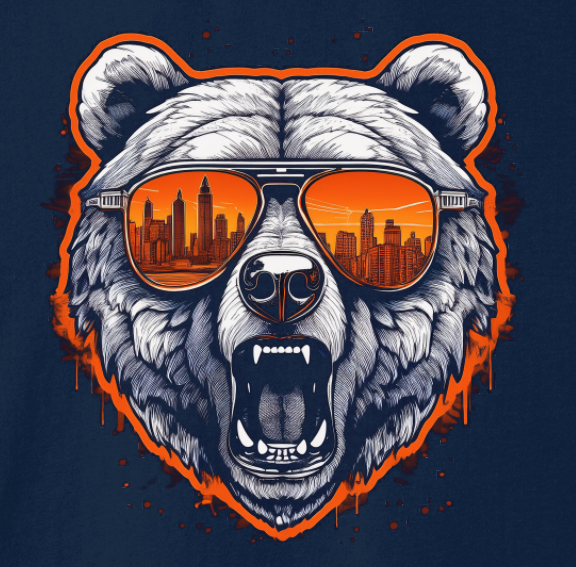 Chicago Bear Ditka Shades 2.0 Hoodie