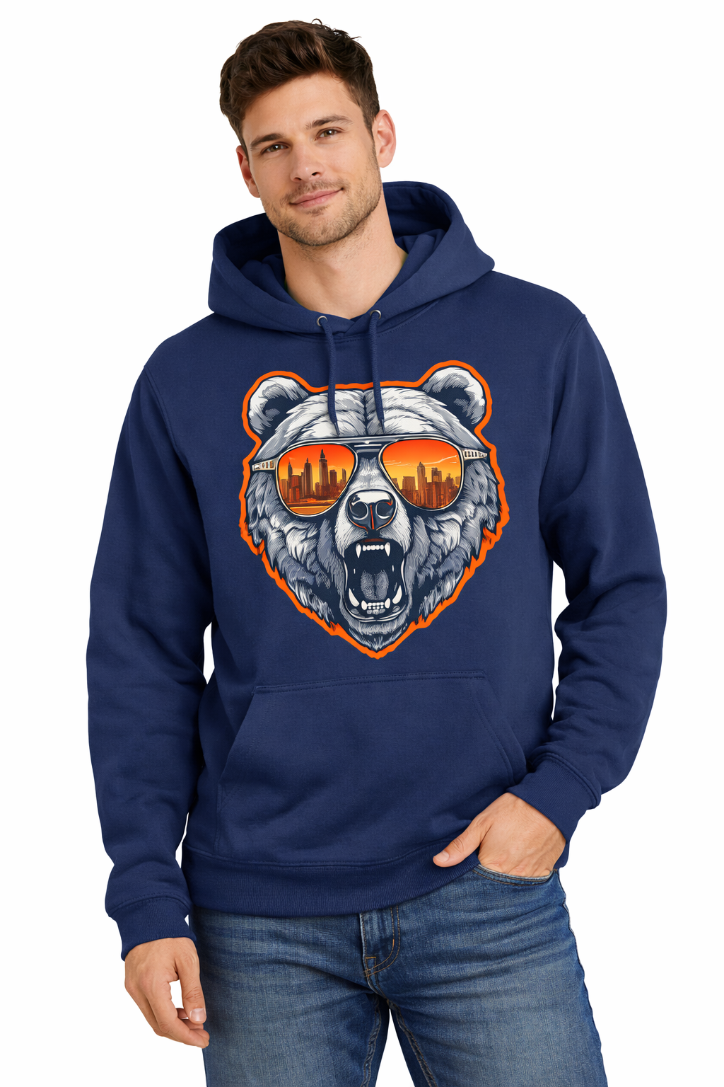 Chicago Bear Ditka Shades 2.0 Hoodie