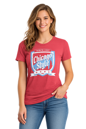February '26 - Chicago Style Vintage Shield T-Shirt