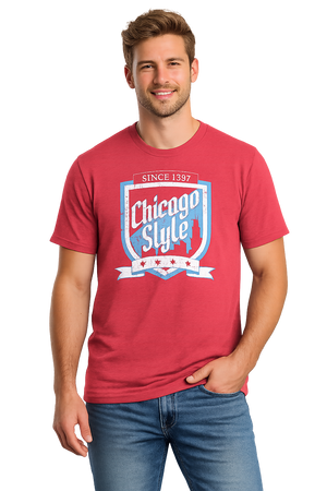 February '26 - Chicago Style Vintage Shield T-Shirt