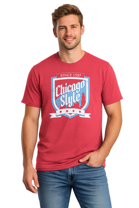 February '26 - Chicago Style Vintage Shield T-Shirt