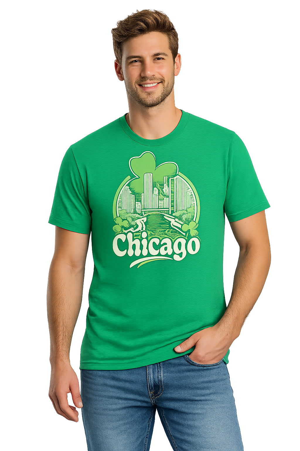 March '26 - Lucky Chicago Skyline T-Shirt
