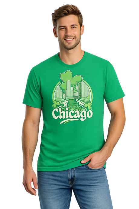 March '26 - Lucky Chicago Skyline T-Shirt