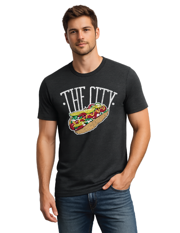 May '26 - The City – Chicago Style Hot Dog T-Shirt