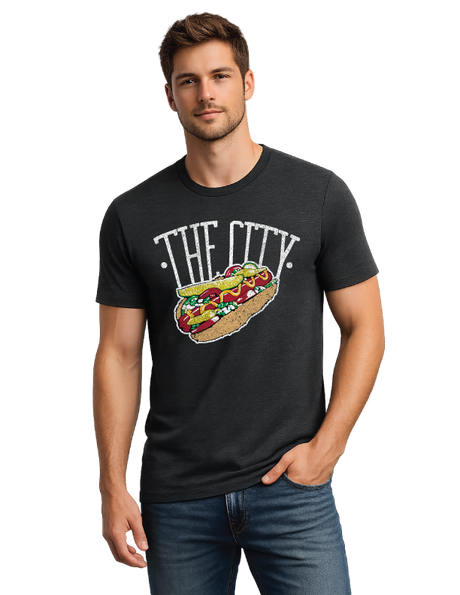 May '26 - The City – Chicago Style Hot Dog T-Shirt