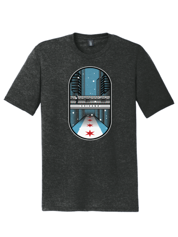 December '20 - Chicago Holiday "L" Train T-Shirt