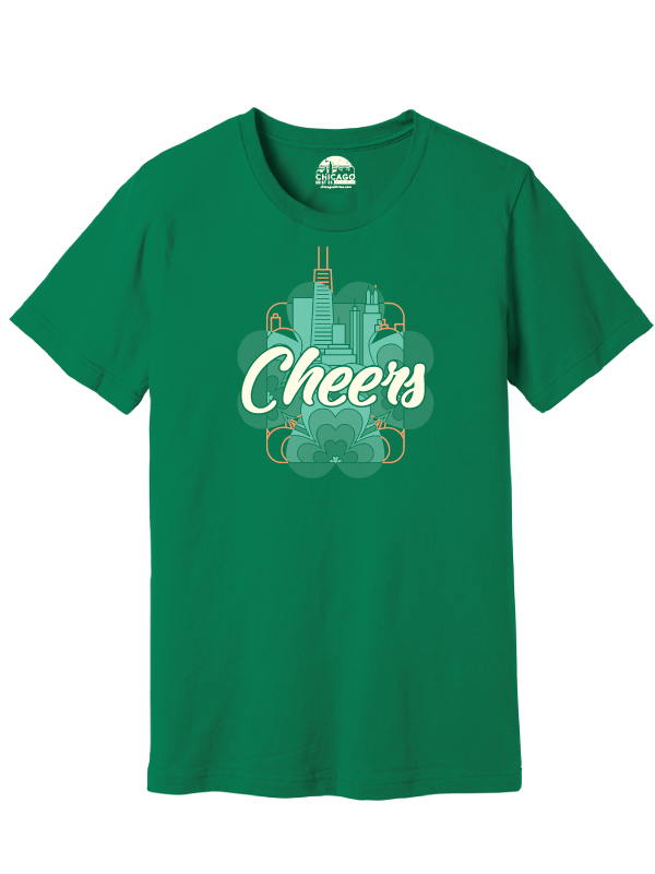 March '22 - Chicago Cheers Shamrock T-Shirt