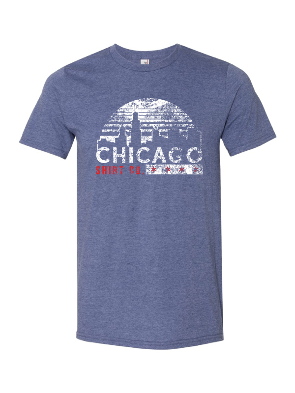 chicago skyline tshirt