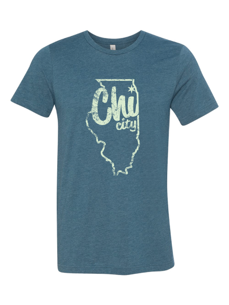 chicago tshirt shirt of the month illinois state lines